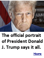 The official portrait of our 47th president says it all. If you are an illegal alien, an ultra-liberal prosecutor, a corrupt politician, a drug dealer, a foreign terrorist, or someone who is against the American way, I'm coming for you. 